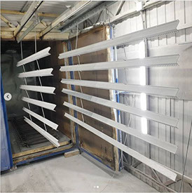 полимерно-порошковое окрашивание на металлические изделия